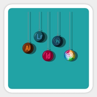 Adobe Balls Sticker